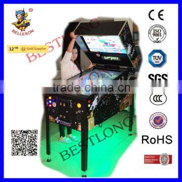 3 screen virtual Pinball Machine for sale with 500+games, Folding pinball arcade machine