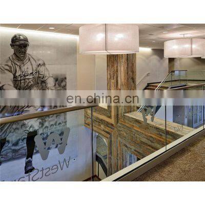 U Channel Glass Balustrade for Deck Porch Balcony Stair Railings photo-5