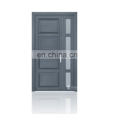 Factory Price Aluminum Fixed And Swing Door With FlyScreen and Frosted Glass