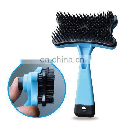 Best Plastic Self Cleaning Pet Dog Cat Grooming Slicker Brush photo-5