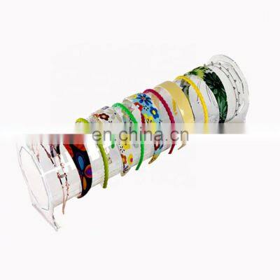 Acrylic Hair Loop Display Stand Hair Scrunchie Holder for Home, Store