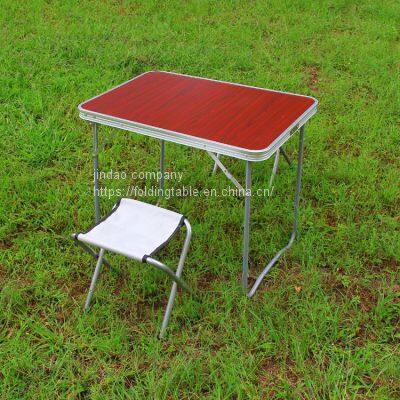 Portable Folding Picnic Outdoor Table Metal Square Modern BBQ Mini Table photo-3