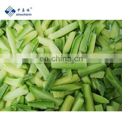 Factory of IQF Frozen Zucchini Strips