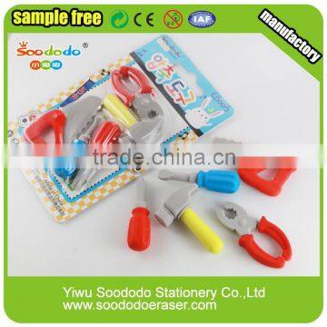 Fashionable school pencil eraser stationery tools