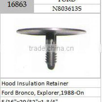 HOOD INSULATION RETAINER FORD:N803613S