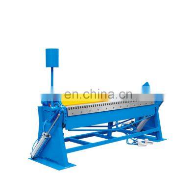 WS-1.5*1300 HAVC air square Tube TDF pneumatic folding machine for sales