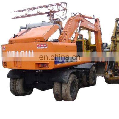 Used Hitachi EX100WD wheel excavator