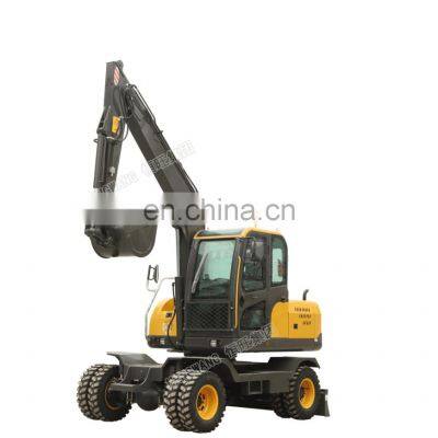 China manufacturer cheap wheel excavator