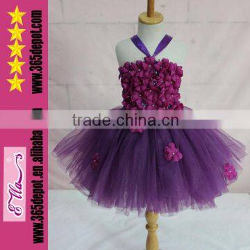 Girls halloween dress with appliqued halloween fabulous party dress for kids