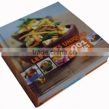 Custom high quality hard cover cook book printing