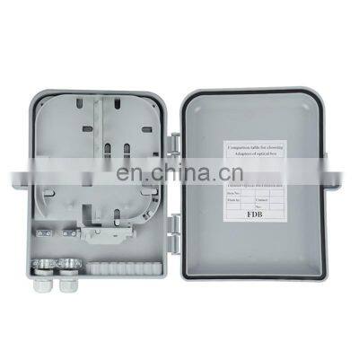 White Plastic 8 / 12 16 24/32 48 Cores Ftth Fiber Optic Distribution Box Outdoor Termination