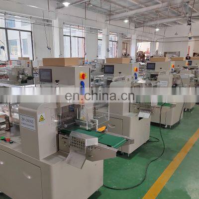 Flow Pack Small Dried Mango Cookies Candy Pillow Wrapping Packaging Machinery Dried Fruit Horizontal Packing Machine