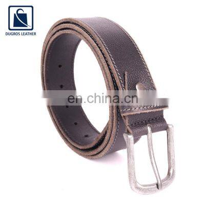 Unique Design Nickle Fitting Luxury Fashion Style High Quality Wholesale Genuine Leather Belt for Men at Bulk Price