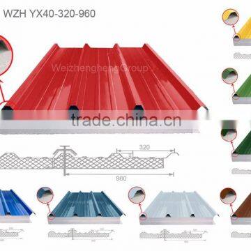 eps roof sandwich panels, 50MM 75MM 100MM 120MM thick insulated sandwich panels for the roof of prefab house