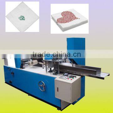 High efficiency paper napkin embossing folding machine