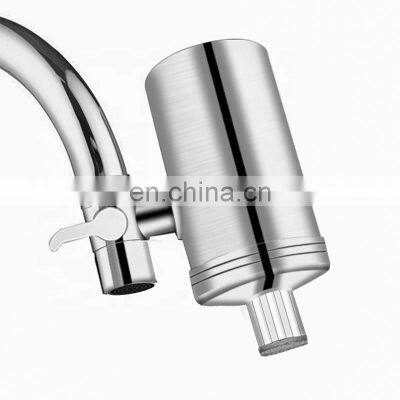 Germs removal nano silver ion faucet water filters kitchen faucet water filter tap water purifier with UV light