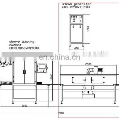 Manual Bottle Shrink Labeling Machine / Semi Automatic Labeler Machine photo-2
