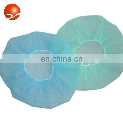 Disposable Caps Bouffant Nurse Cap Blue Round Non Woven Bouffant Cap