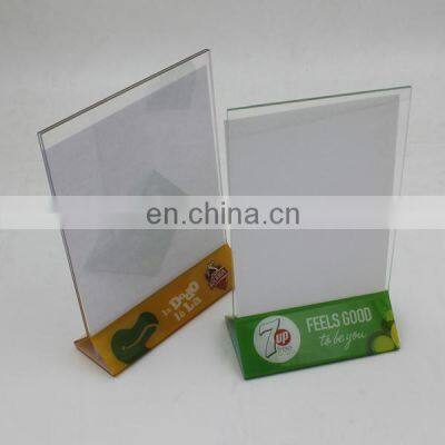 Custom Restaurant Plastic Acrylic Table Stand Menu Holder photo-4