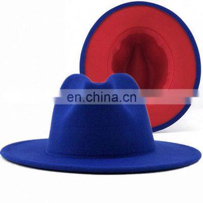 2022 Unisex Custom Wholesale Red Bottom Men Women Fedora Hats photo-5