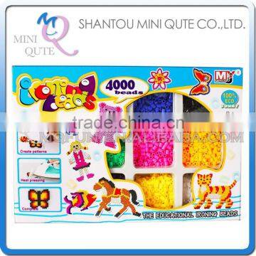 Mini Qute DIY Ironing Hama Perler Beans 3D Jigsaw pattern Model building block pegboard educational toy (Accept OEM) NO.BT-0059