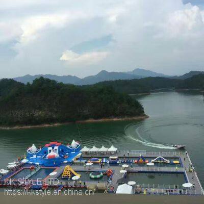 kk Inflatable Water Game With Water Slide Sea Park Commercial Park photo-4