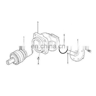 4643192 ZX670LC-5G Excavator Hydraulic Oil Drive ZX650LC-3 Fan Motor