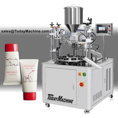 Ultrasonic Lotion Soft Plastic Tube Filling and Sealing Machine