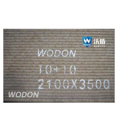 Wodon A36 Steel Plate Super Wear-Resistant Chromium Carbide Overlay Coil Type Cutting Processing Services Meeting ANSI BS