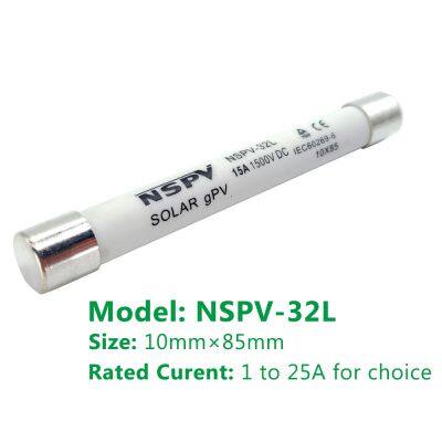Best Quality Ceramic Silver NSPV25 Fuse 25A for NSPV35 Fuse Holder 32A DC 1000V photo-5