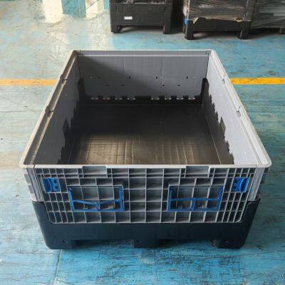 Heavy Duty HDPE Plastic Pallet Box Stackable for Industrial Cargo Storage & Sea Shipping photo-4