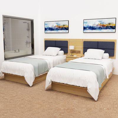 Customized Classic Design Marriott Hotel Furniture 5 Star Guest Room Hotel Furniture Modern King Bed Hotel Bedroom Furniture Set photo-2