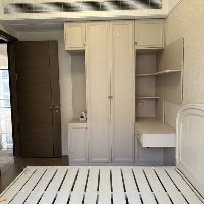 Hangmei Paint-free Solid Wood Wrapped Door Panel - 45-degree Mitered Frame, 360-degree Wrapped French-style Solid Wood Mitered Frame Cabinet Door photo-4