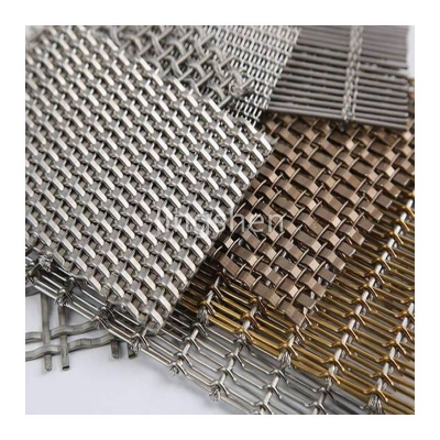 Construction Metal Mesh, Bronze-colored Decorative Metal Wire Mesh, Suitable for Furniture.