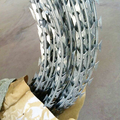 Razor Wire/cone-belly Razor Wire, Suitable for Security Fencing/galvanized Wire Mesh photo-2