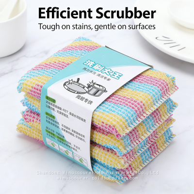 Heavy Duty Kitchen Scrub Sponges, Reusable Non-Scratch Scouring Pads for Pots & Pans