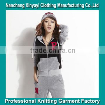 High quality zip up women hoodies wholesale with fleece fabric from china manufacturer