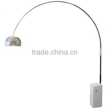 Achille Castiglioni Large Floor Lamp,Rectangular Marble Base