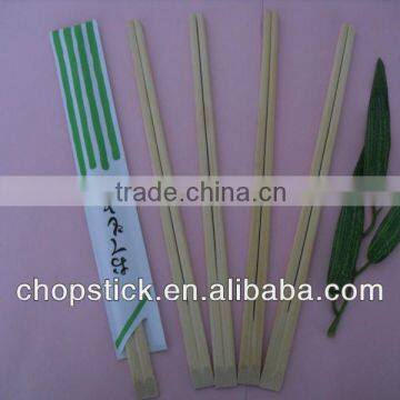 factory price 24cm paper sleeve tesoge disposable bamboo chopsticks