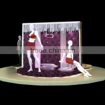 custom produce and design POP Display bra display rack lingerie display lingerie shop