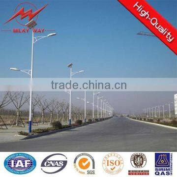 high way Galvanized folding solar post cap light for sale