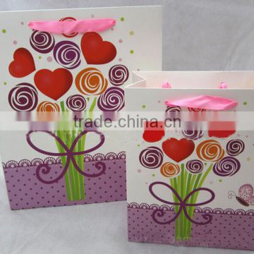 Colorful paper candy bag, birthaday gift bag 2014