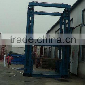 China hydraulic guide rail chain lift platform suitable for different floor transport goods