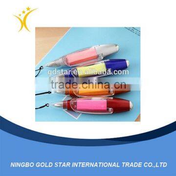 2015 Promotional Function Plastic Led Light Pen