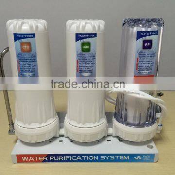 New Countertop Ceramic Carbon Home Kitchen Faucet Filter Drinking Water Purifier photo-3