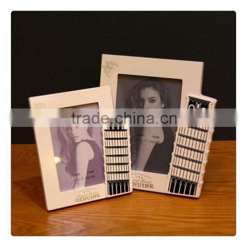 Customized promotional porcelain photo frame decoration