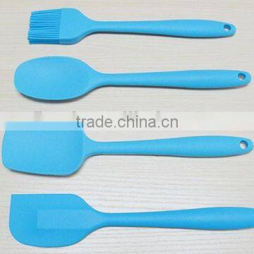 YangJiang factory manufacture Wholesale Colorful high quality 4pcs silicone cooking tool set