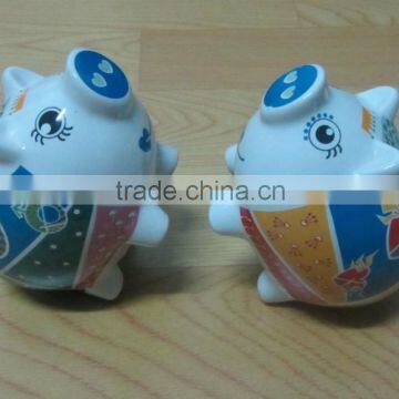 hot sell unique design ceramic piggy bank