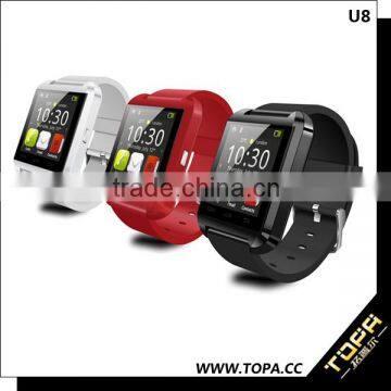 1.44 inch U8 touch screen china smart watch phone hot wholesale in shenzhen factory