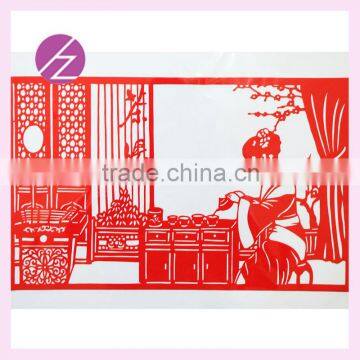 Christmas Gift Chritmas Decoration for Supermarkets Handicraft Paper-cut Wedding Home Decoration of Chinese Tea ArtJZ-96 photo-3